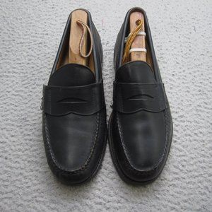 Frye Shoes Mens Size 8 Black Penny Loafer Leather Driving Casual